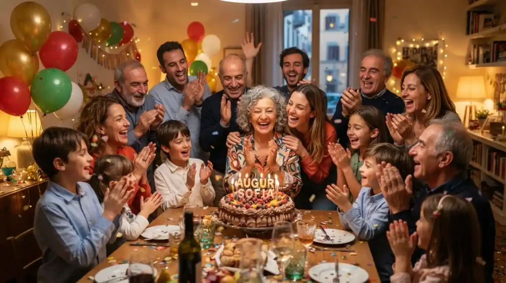 Celebration Birthday Wishes in Italian