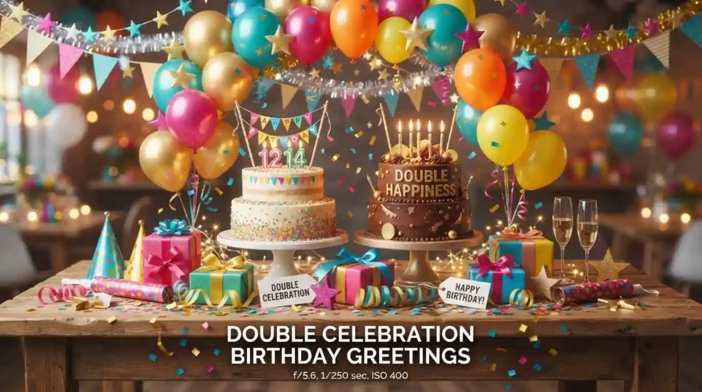 Double Celebration Birthday Greetings
