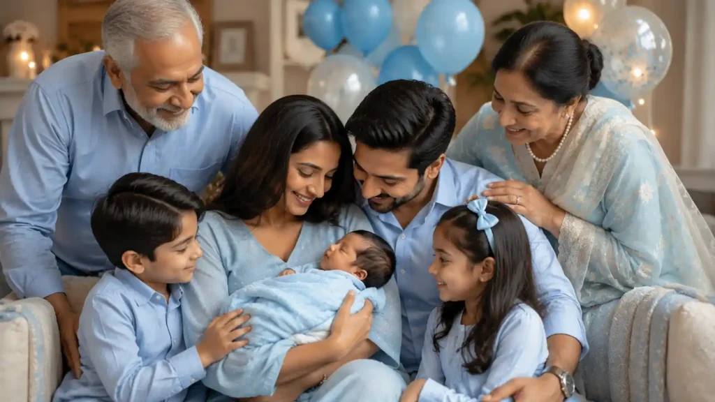Family Congratulations for Baby Boy Wishes