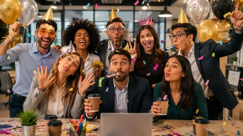 Funny New Year Wishes to Team Members