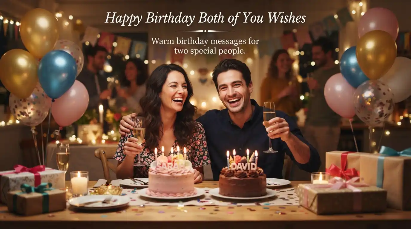Happy Birthday Both of You Wishes