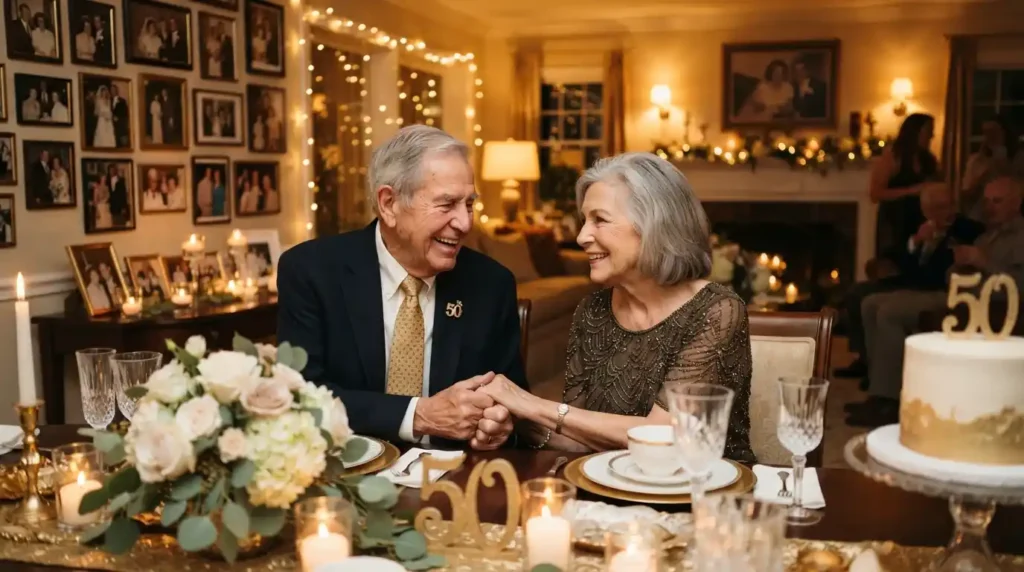 Heartfelt 50th Anniversary Wishes