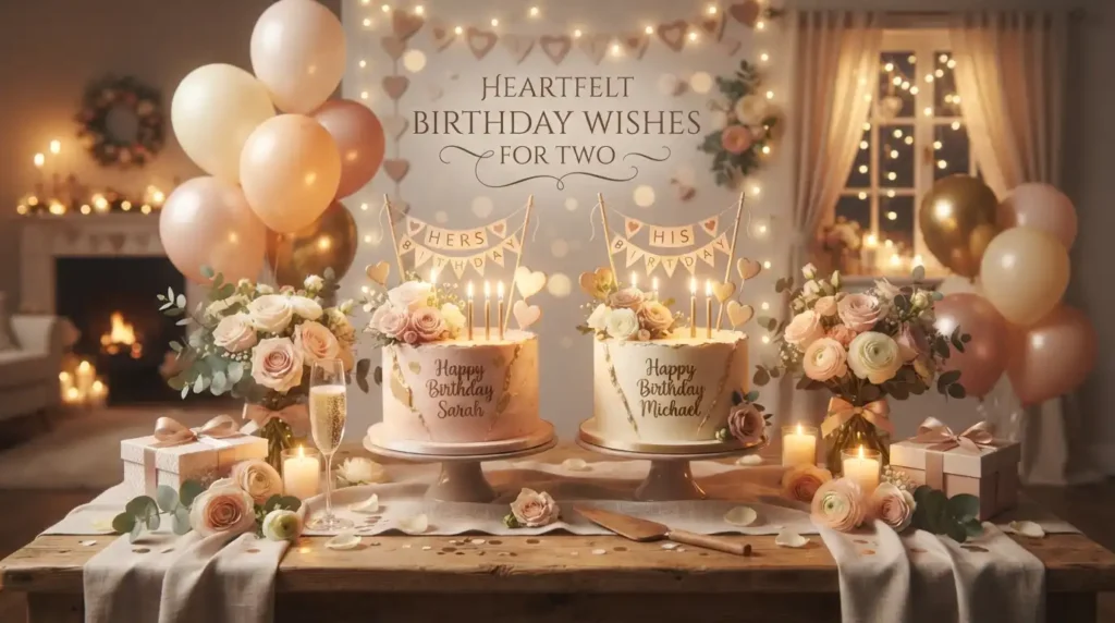 Heartfelt Birthday Wishes for Two