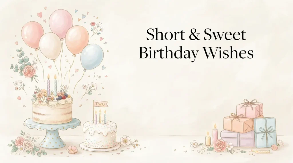 Short & Sweet Birthday Wishes