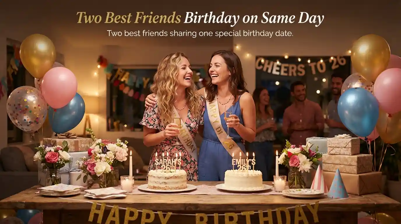 Two Best Friends Birthday on Same Day