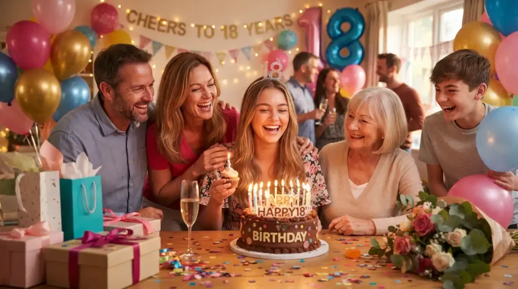 Celebration 18th Birthday Wishes for Daughter