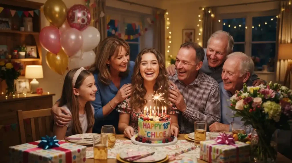 Family 18th Birthday Wishes for Daughter