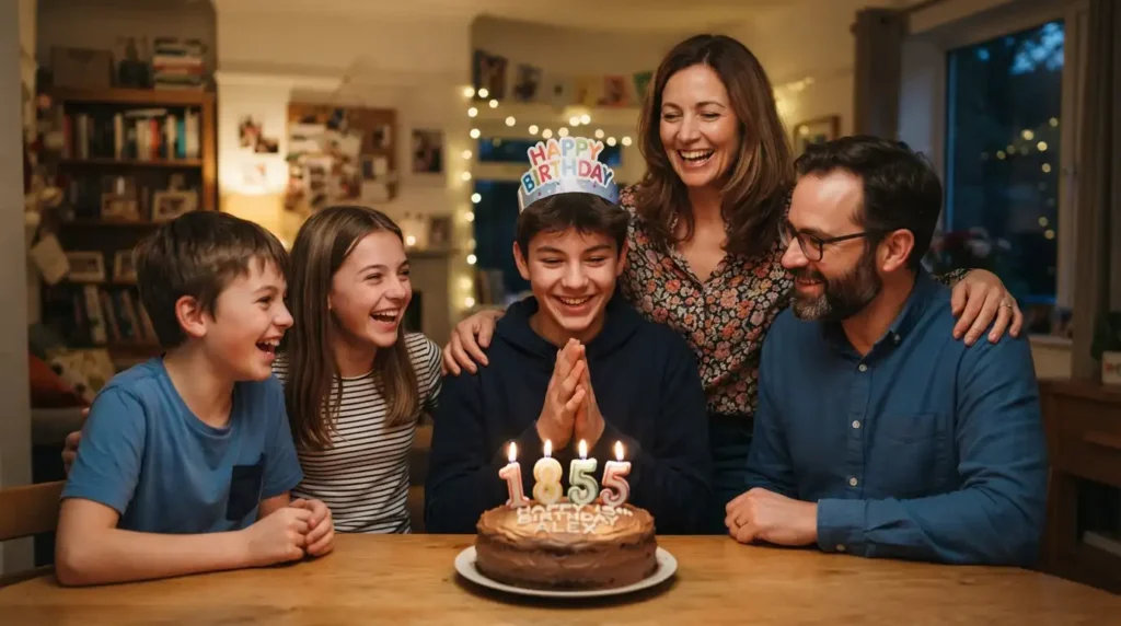 Family Birthday Wishes for a 15 Year Old Boy