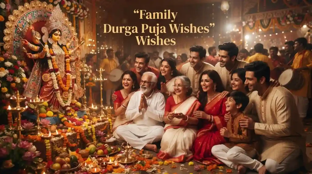 Family Durga Puja Wishes