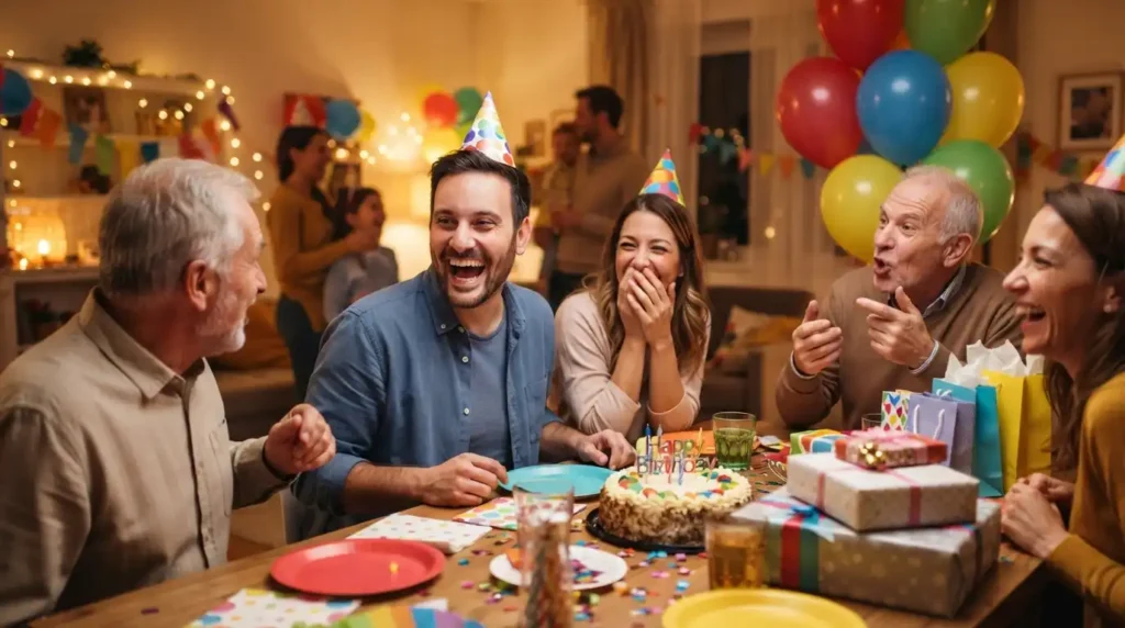 Playful Birthday Greetings for Family Laughter