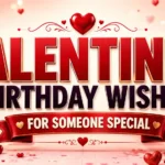 Alentine Birthday Wishes