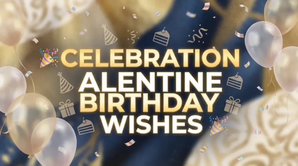 Celebration Alentine Birthday Wishes