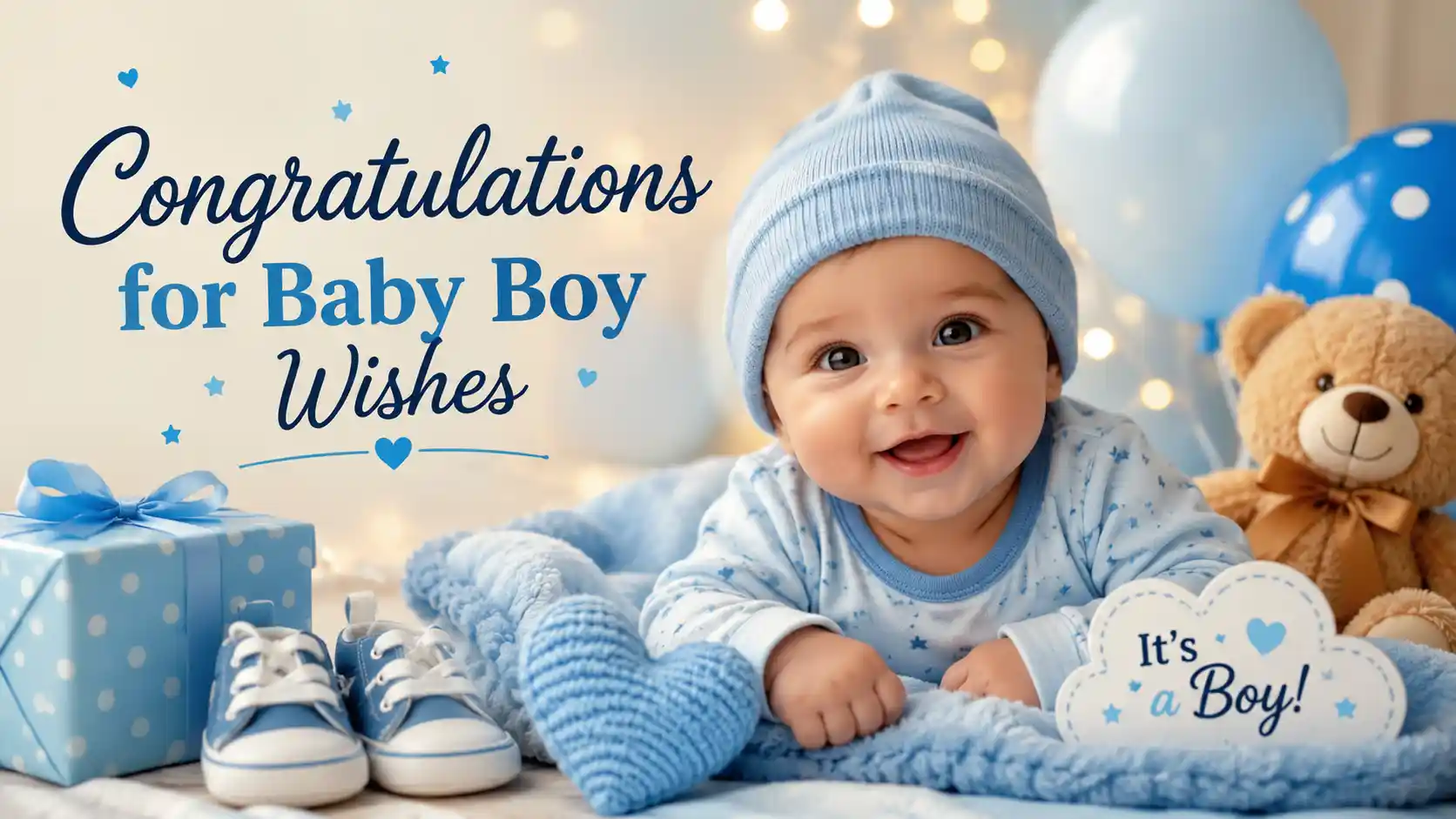 Congratulations for Baby Boy Wishes