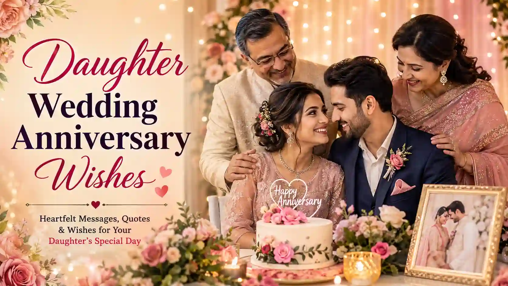 Daughter Wedding Anniversary Wishes