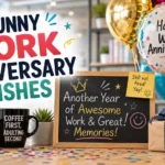 Funny Work Anniversary Wishes