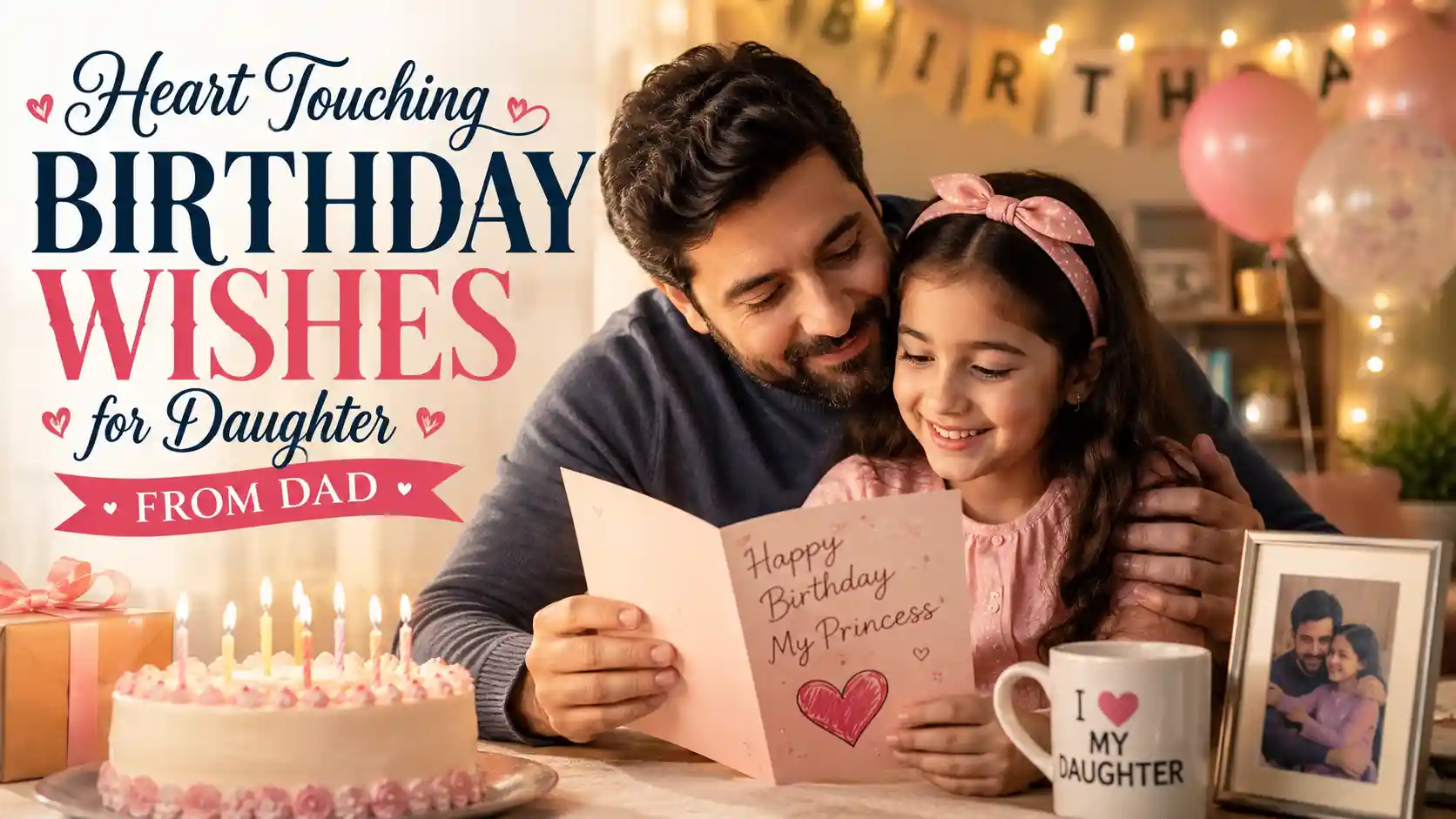 Heart Touching Birthday Wishes for Daughter from Dad