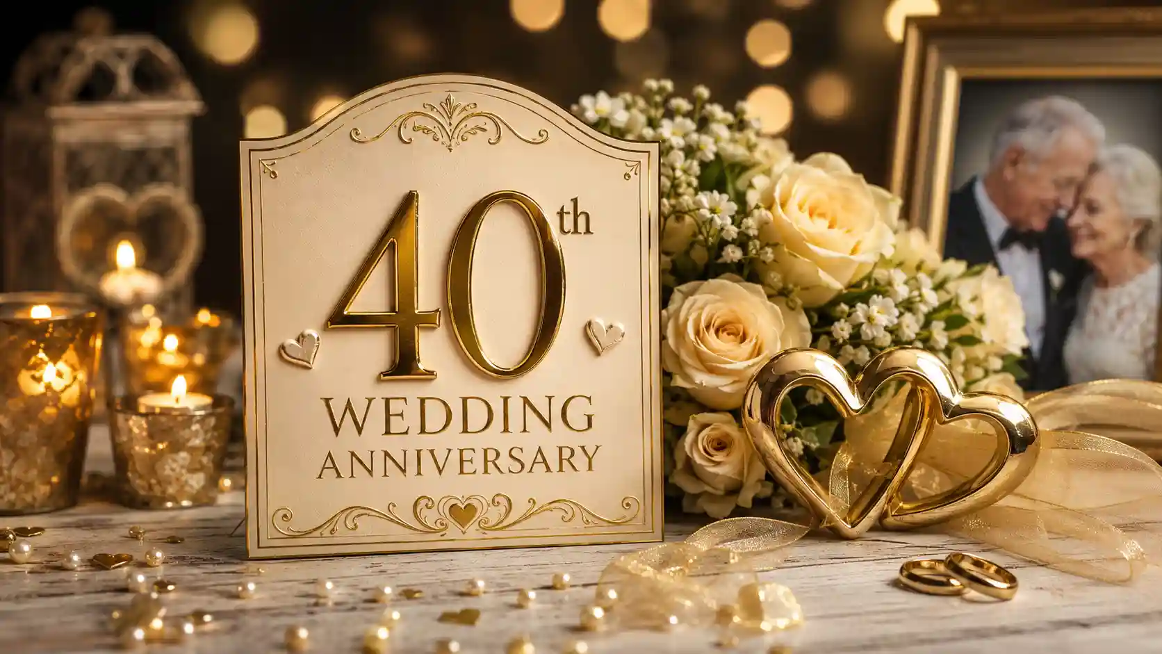 40th Wedding Anniversary Wishes