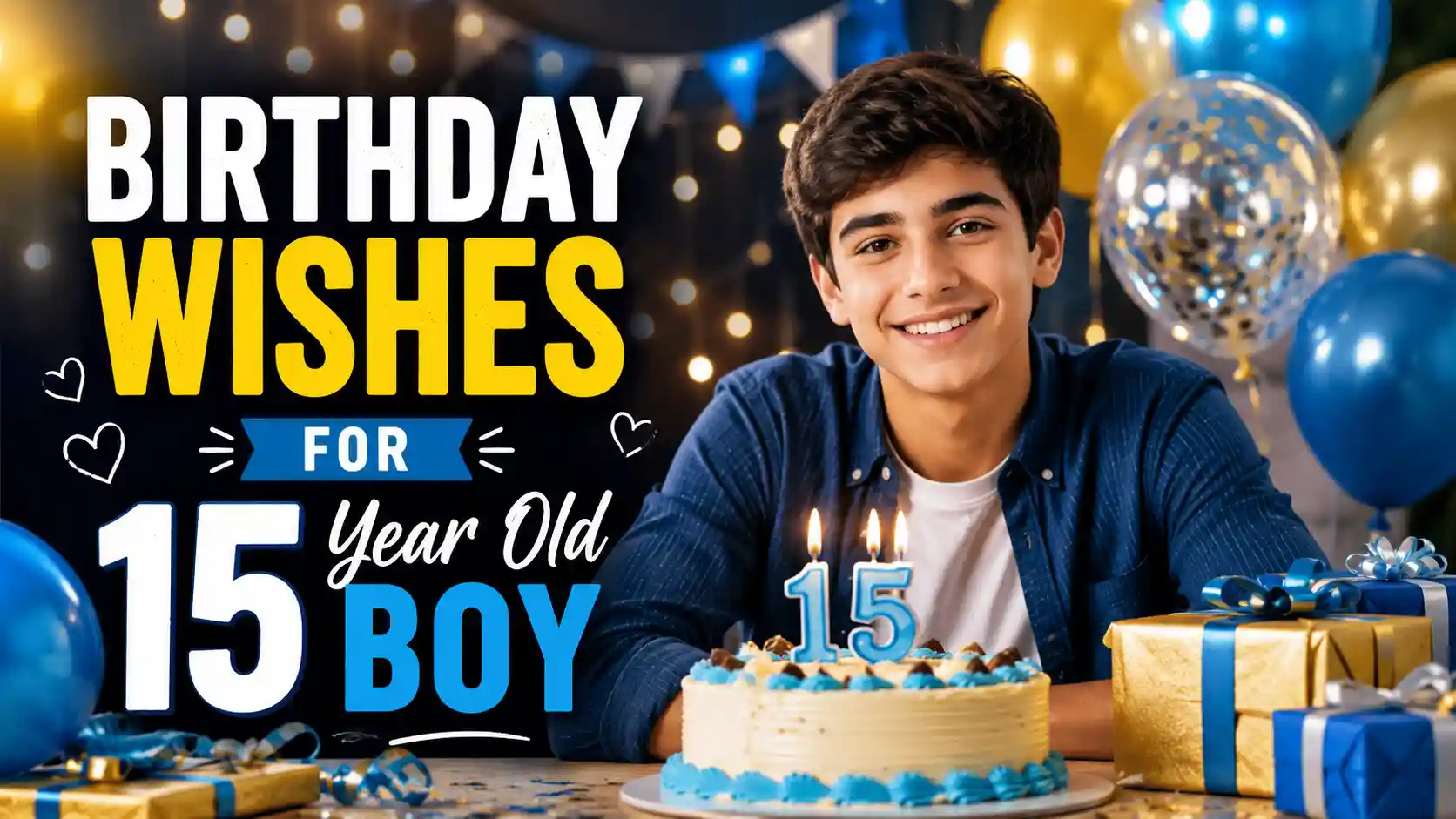birthday wishes for 15 year old boy