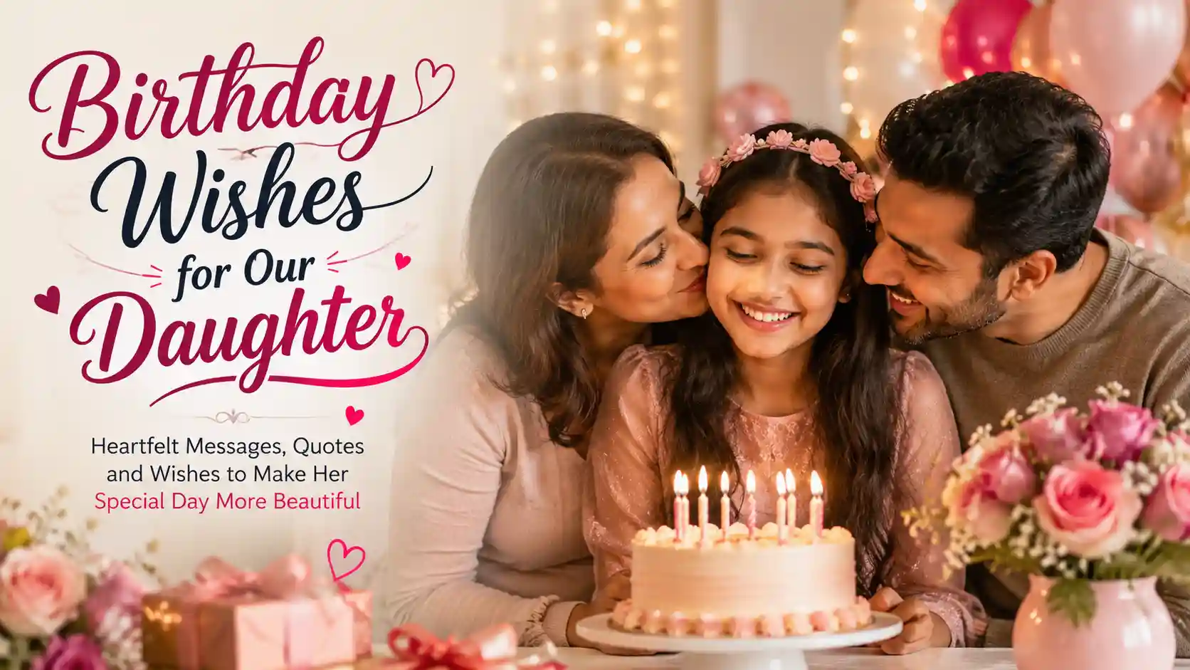 Birthday Wishes for Our Daughter