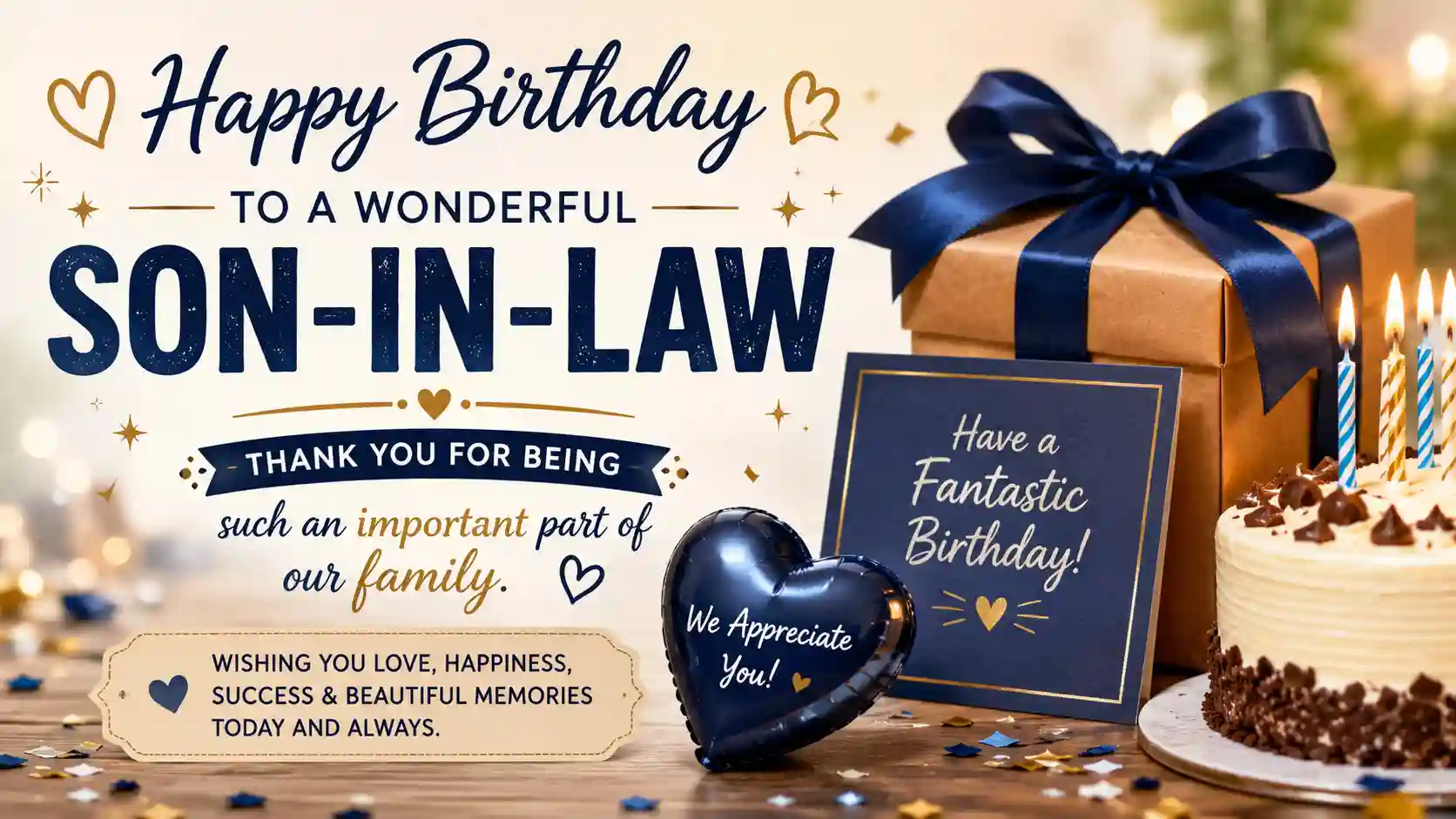 Birthday Wishes for Son in Law