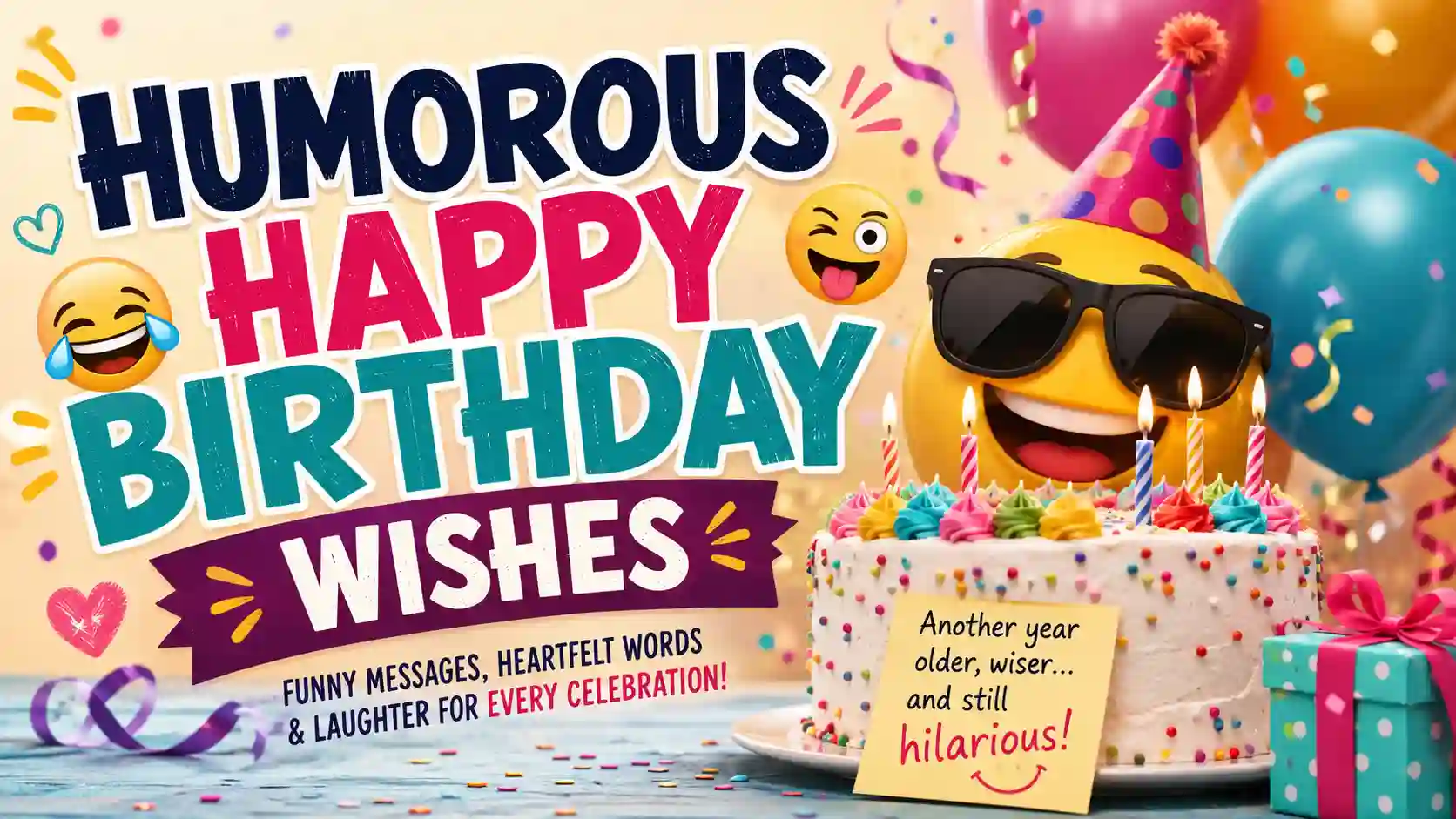 Humorous Happy Birthday Wishes