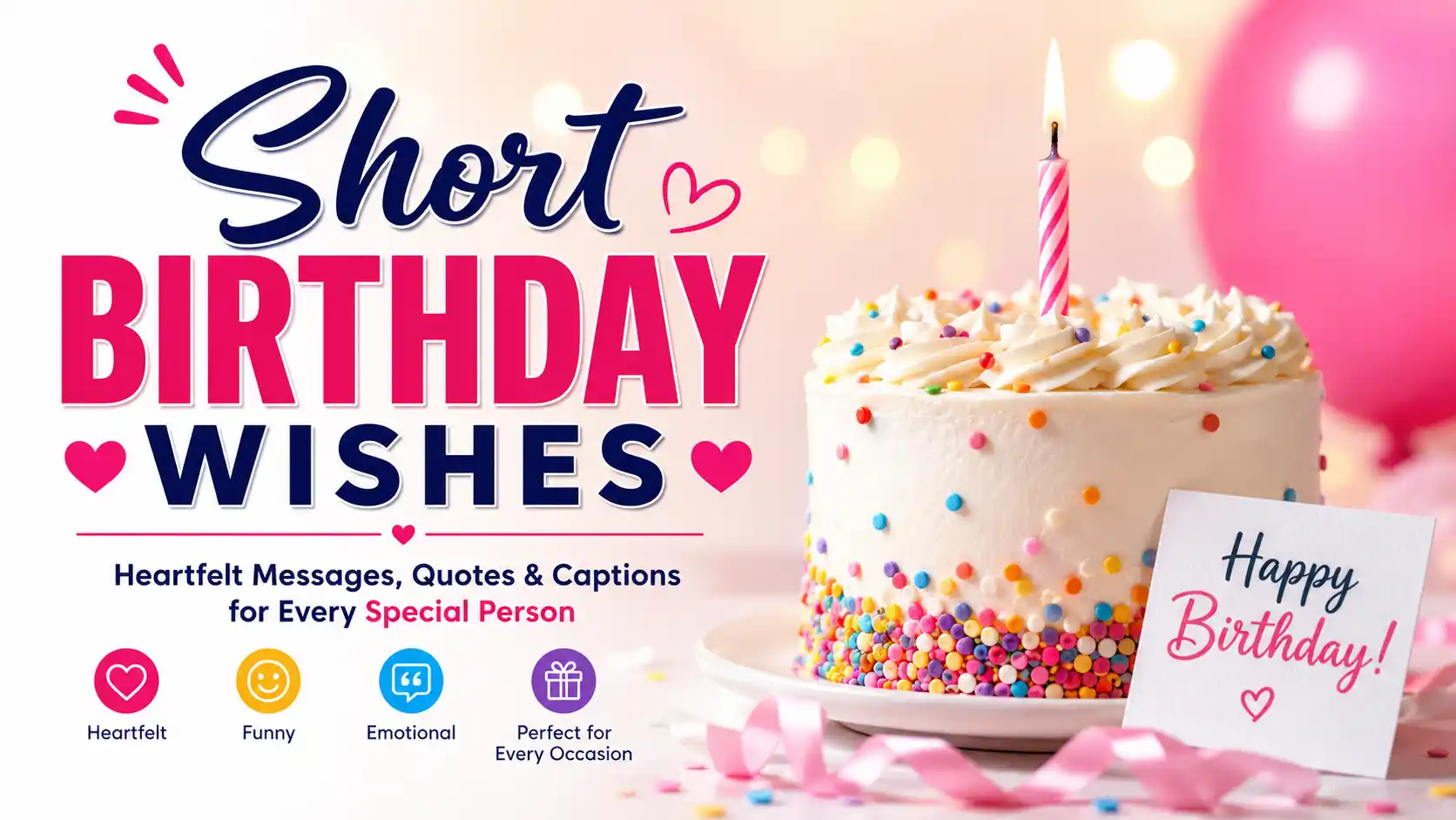 Short Birthday Wishes