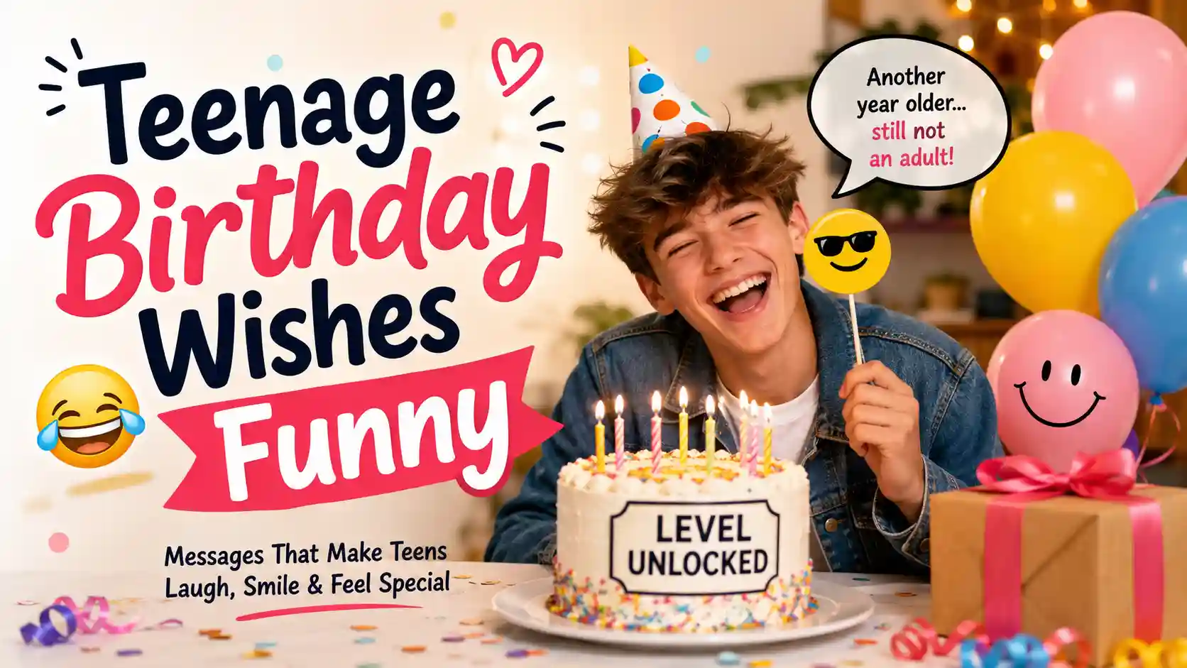 Teenage Birthday Wishes Funny